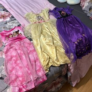 Girls disney and Barbie nightgowns